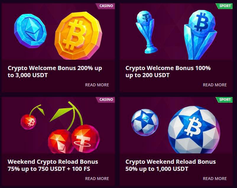bonuses at malina casino
