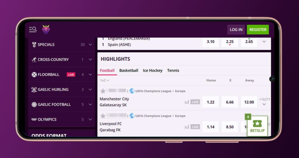 mobile betting malina casino